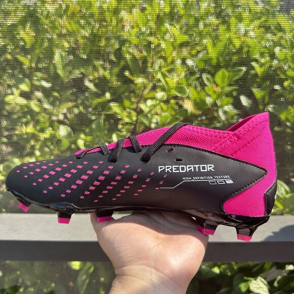 Adidas Predator Accuracy.3 FG Kid's Soccer Cleats Shoes Black GW4609 - Picture 7 of 15